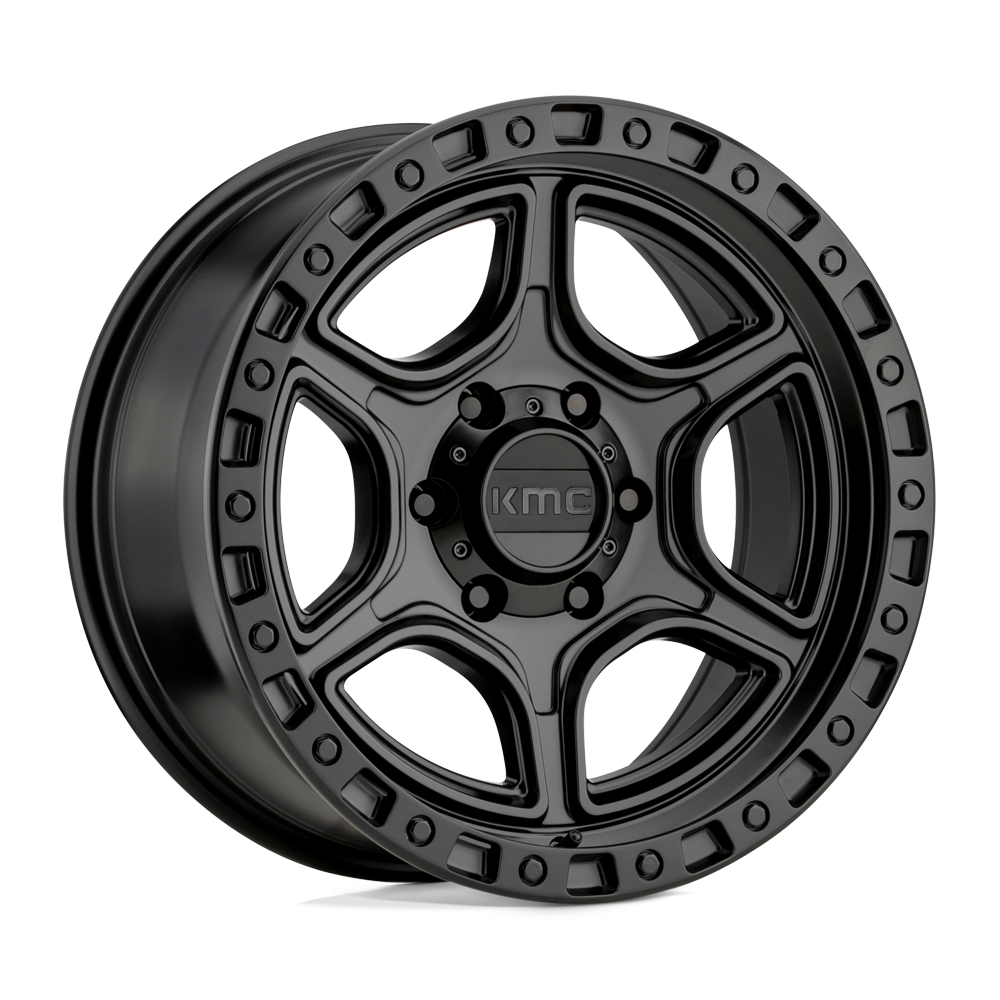 KMC KM539 PORTAL SATIN BLACK - 5X5.0