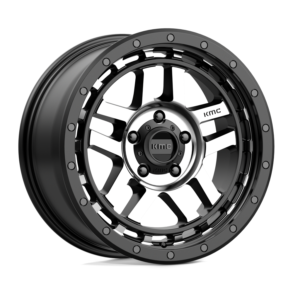 KMC KM540 RECON SATIN BLACK MACHINED - 5X150