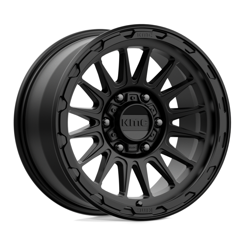 KMC KM542 IMPACT SATIN BLACK - 6X4.5
