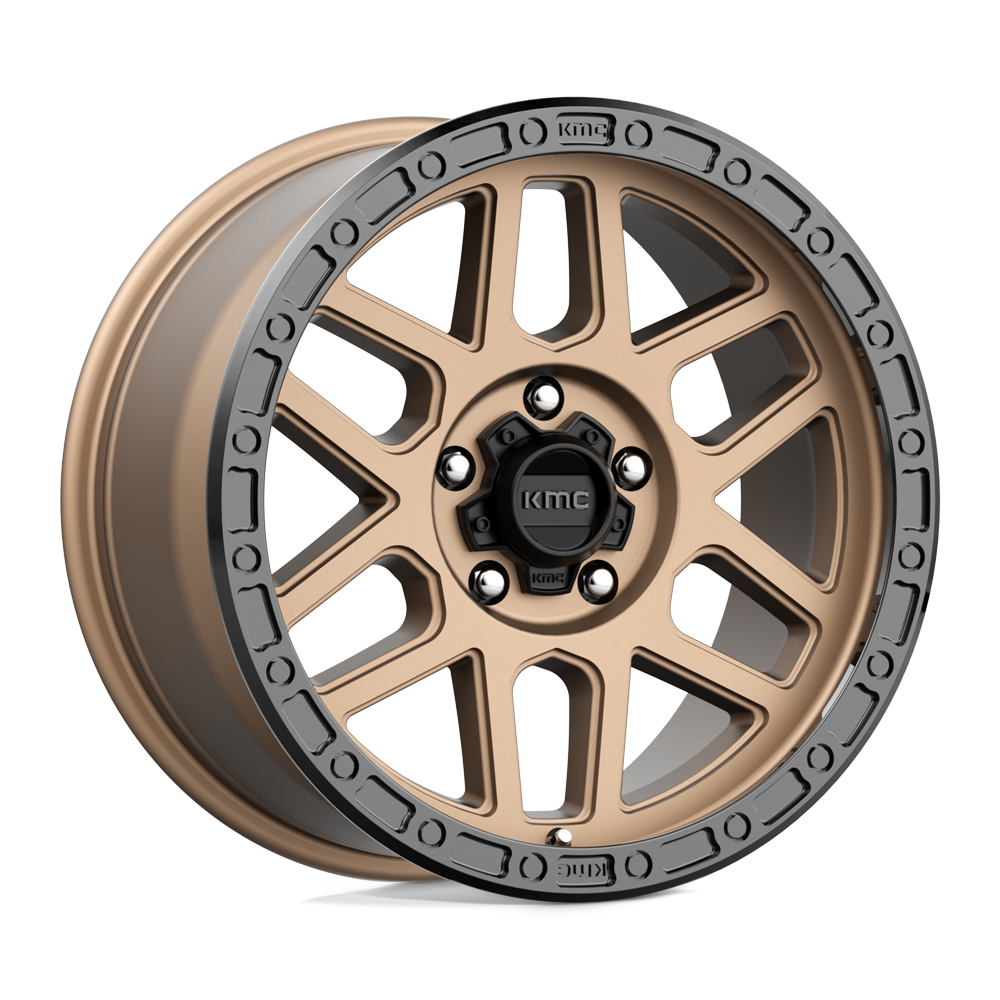 KMC KM544 MESA MATTE BRONZE WITH BLACK LIP - 5X5.0