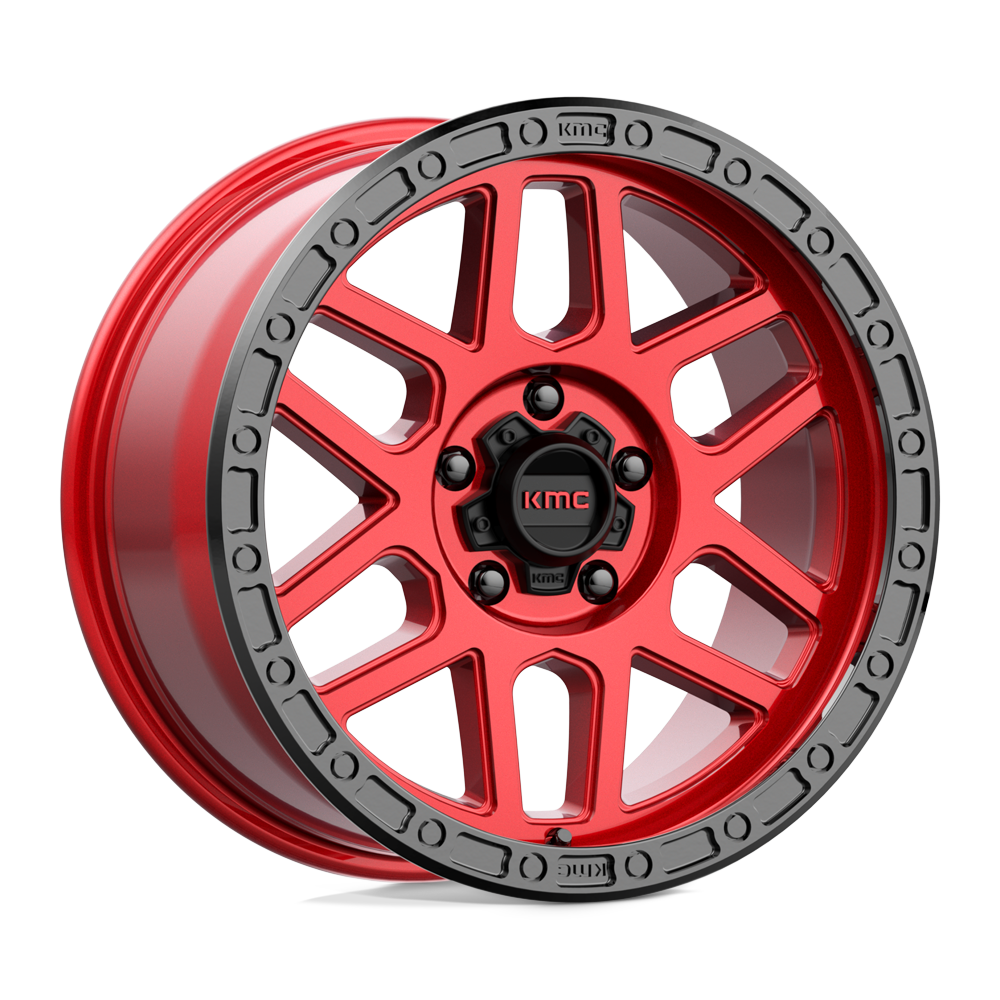 KMC KM544 MESA CANDY RED WITH BLACK LIP - 5X5.0
