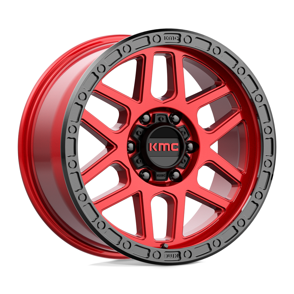 KMC KM544 MESA CANDY RED WITH BLACK LIP - 6X5.5