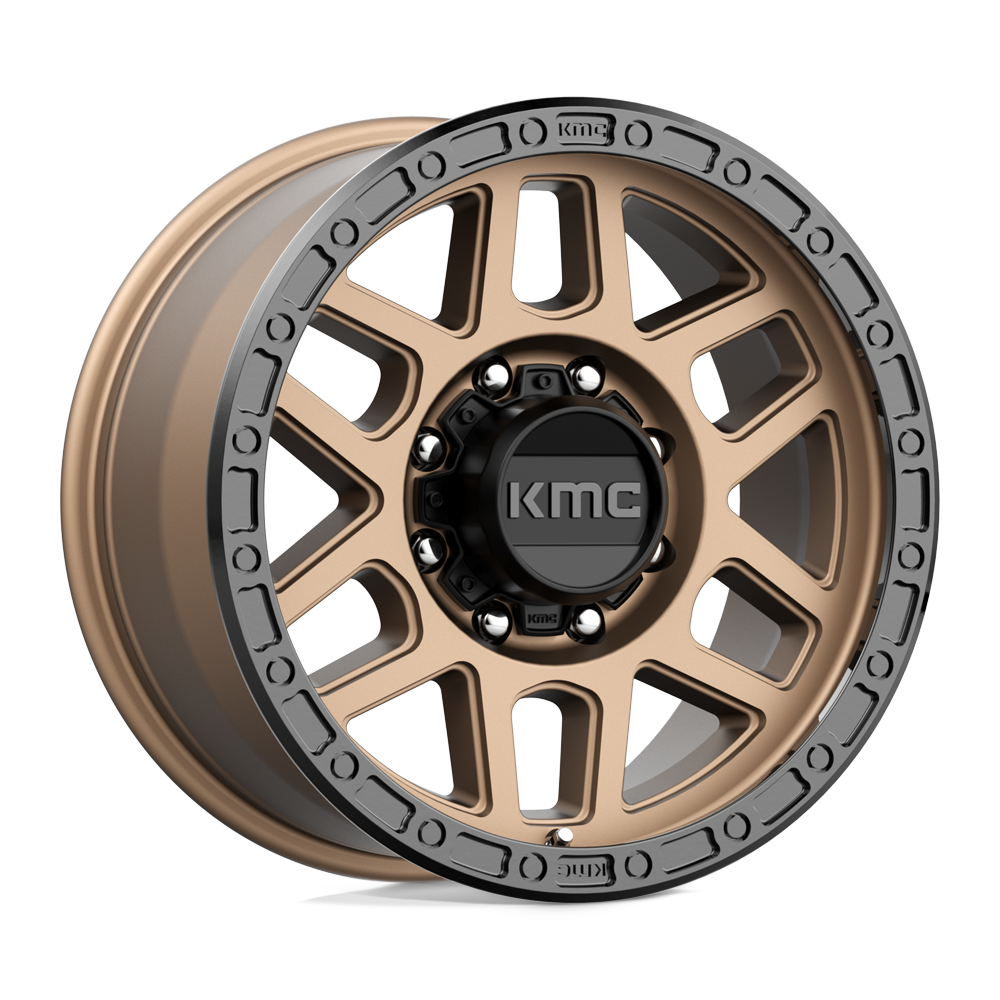 KMC KM544 MESA MATTE BRONZE WITH BLACK LIP - 8X180