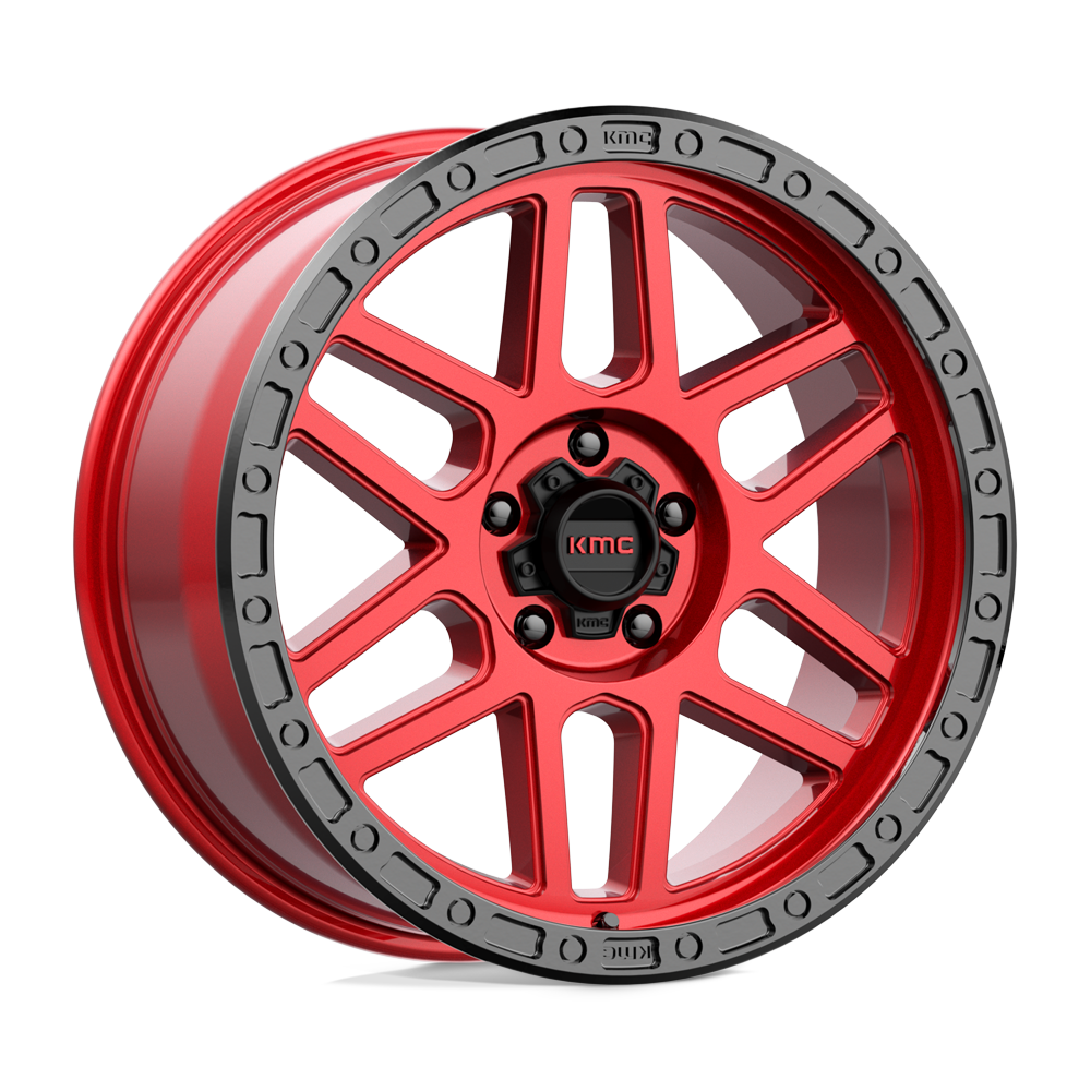 KMC KM544 MESA CANDY RED WITH BLACK LIP - 5X150