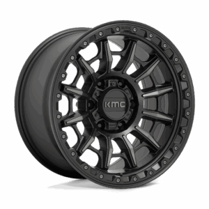 KMC KM547 CARNAGE SATIN BLACK WITH GRAY TINT - 6X135