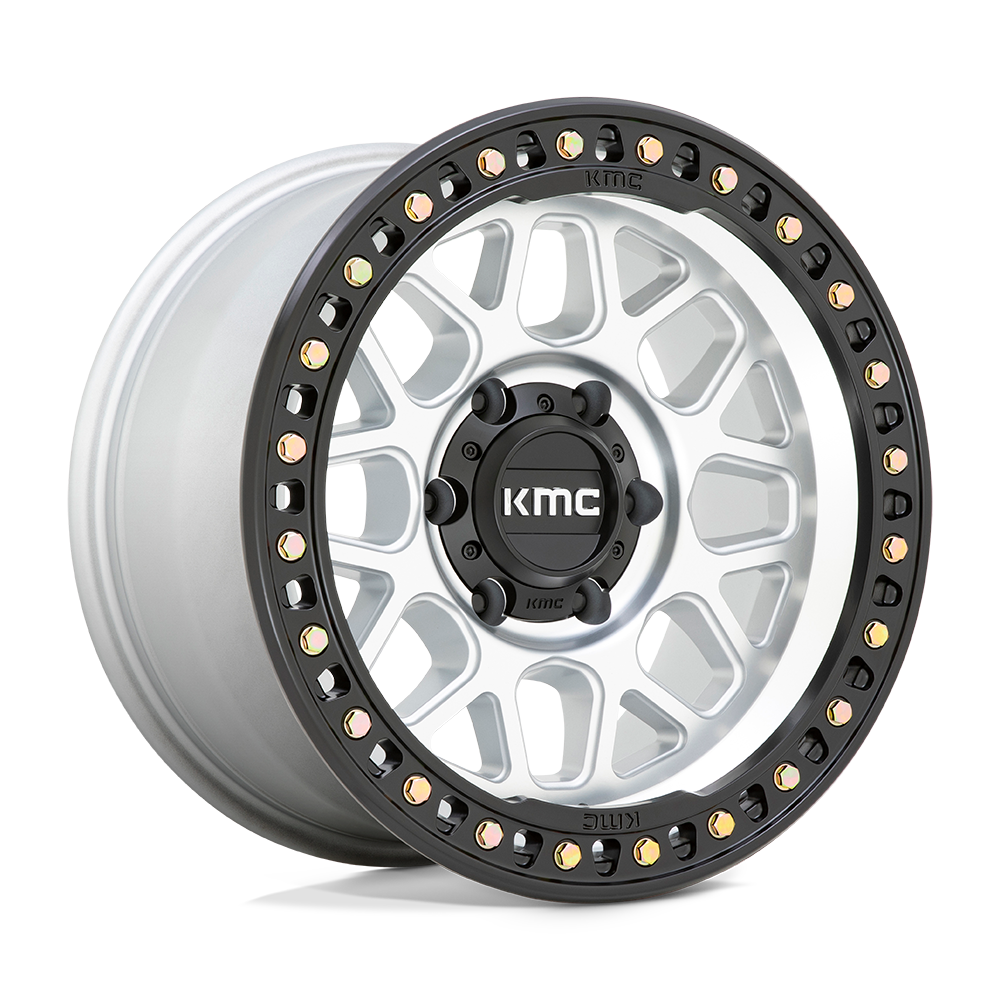 KMC KM549 GRS MACHINED WITH SATIN BLACK LIP - 5X5.0