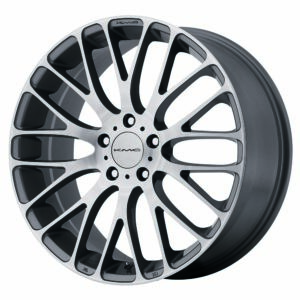 KMC KM693 MAZE PEARL GRAY W/ BRUSHED FACE - 5X120