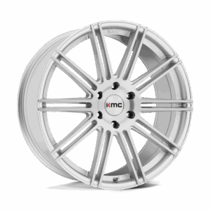 KMC KM707 CHANNEL BRUSHED SILVER - 6X5.5
