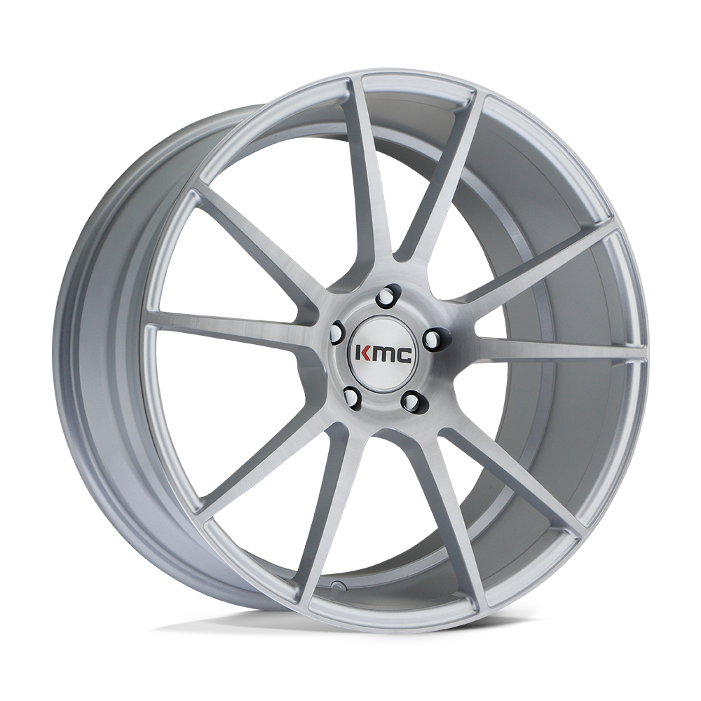 KMC KM709 FLUX BRUSHED SILVER - 5X4.5