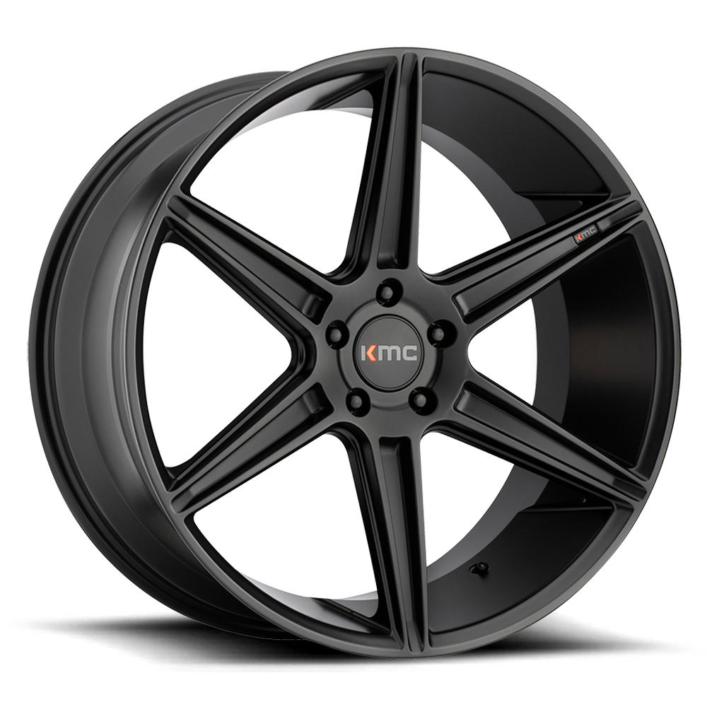 KMC KM711 PRISM SATIN BLACK - 5X4.5