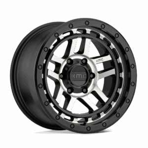 KMC KM540 RECON SATIN BLACK MACHINED - 6X4.5