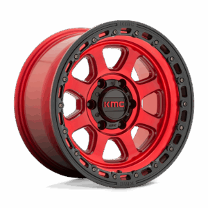 KMC KM548 CHASE CANDY RED WITH BLACK LIP - 8X180
