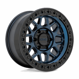 KMC KM549 GRS MIDNIGHT BLUE WITH GLOSS BLACK LIP - 5X5.0