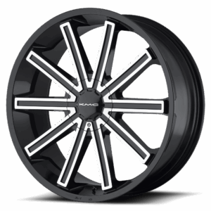 KMC KM681 NERVE GLOSS BLACK MACHINED - BLANK