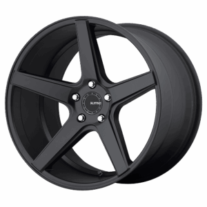 KMC KM685 DISTRICT SATIN BLACK - 5X4.5