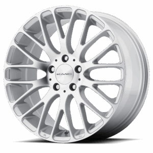 KMC KM693 MAZE SILVER W/ MACHINED FACE - 5X4.5