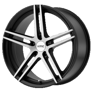KMC KM703 MONOPHONIC SATIN BLACK BRUSHED - 5X4.5