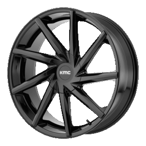 KMC KM705 BURST GLOSS BLACK - 6X5.0
