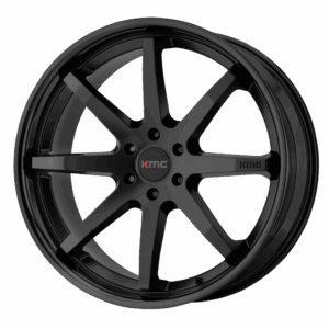 KMC KM715 REVERB SATIN BLACK GLOSS BLACK LIP - 5X4.5