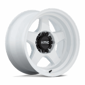 KMC KM728 LOBO GLOSS WHITE - 5X5.0