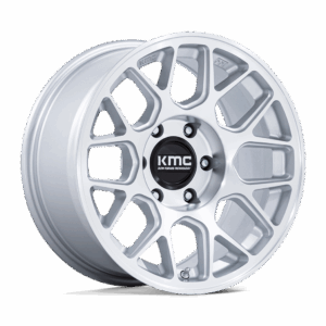 KMC KM730 IKE GLOSS SILVER W/ MACHINED FACE - 6X135