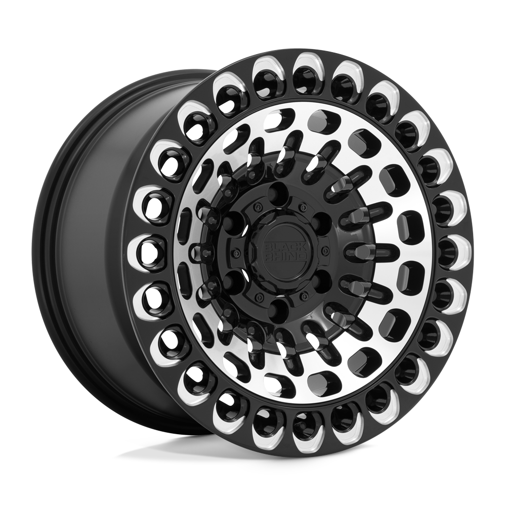 Black Rhino Hard Alloys BRLBY LABYRINTH GLOSS BLACK WITH MACHINED FACE & MILLING - 6X4.5