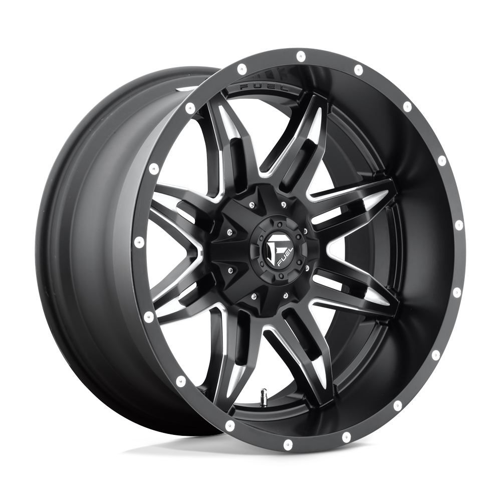 Fuel 1PC FC567 LETHAL MATTE BLACK MILLED - 6X135/5.5
