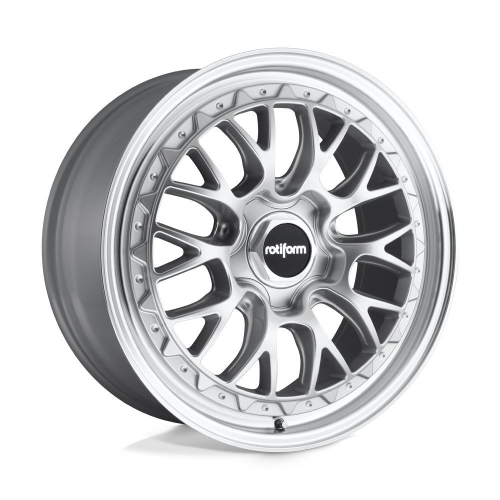 Rotiform RC155 LSR GLOSS SILVER MACHINED - 5X112