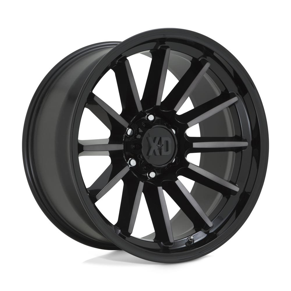 XD XD855 LUXE GLOSS BLACK MACHINED WITH GRAY TINT - 5X5.0