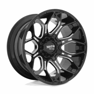 Moto Metal MO808 SNIPER GLOSS BLACK MILLED - 8X170