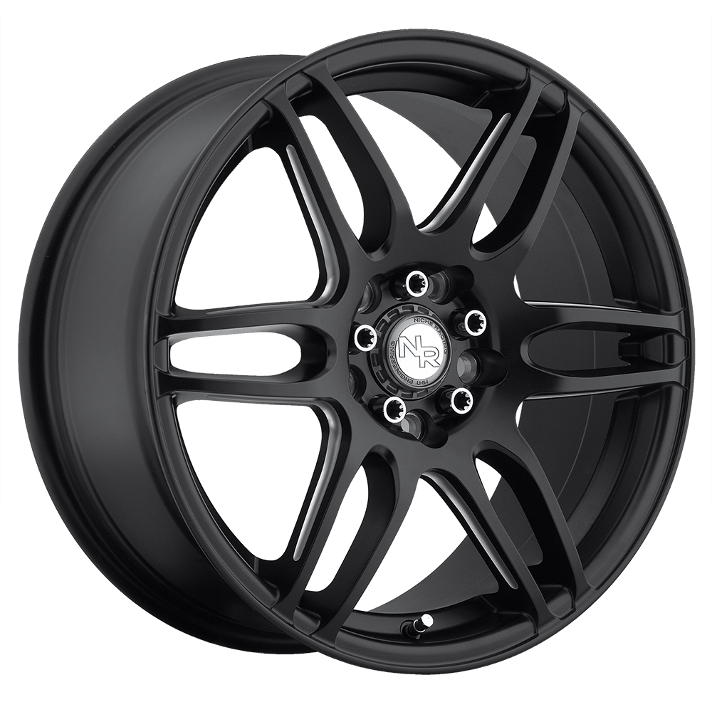 Niche 1PC NC106 NR6 MATTE BLACK MILLED - 4X100/4.5