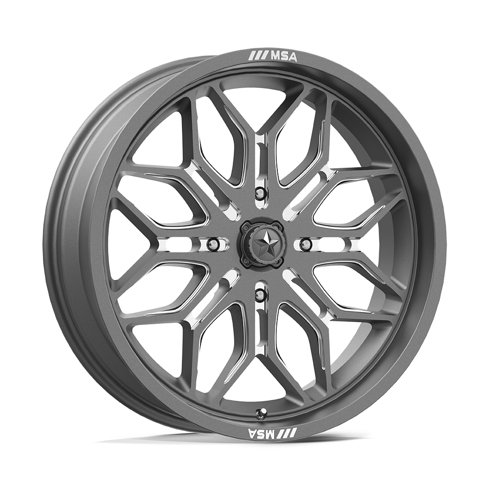 MSA Offroad Wheels MA047 SNIPER UTV GUNMETAL MILLED - 4X137