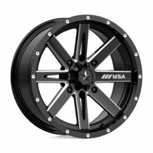 MSA Offroad Wheels MA041 BOXER UTV GLOSS BLACK MILLED - 4X137