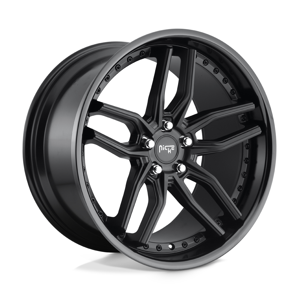 Niche 1PC NC194 METHOS GLOSS BLACK MATTE BLACK - 5X112