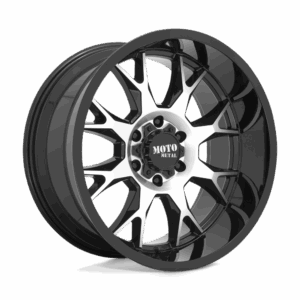 Moto Metal MO806 MO806 GLOSS BLACK MACHINED - 8X6.5