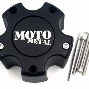 MOTO METAL CAP  MATTE BLACK 5 LUG