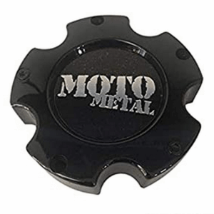 MOTO METAL GLOSS BLACK CAP LARGE 5 LUG