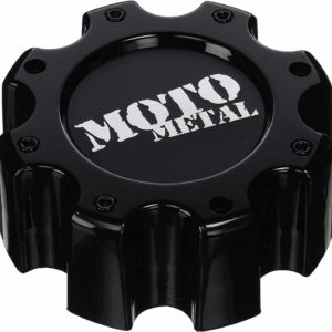 MOTO METAL CAP GLOSS BLACK 8 LUG