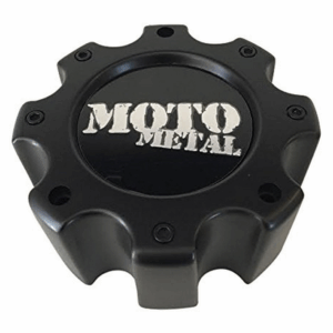 MOTO CAP W/ SPACER 8 LUG - MATTE BLACK