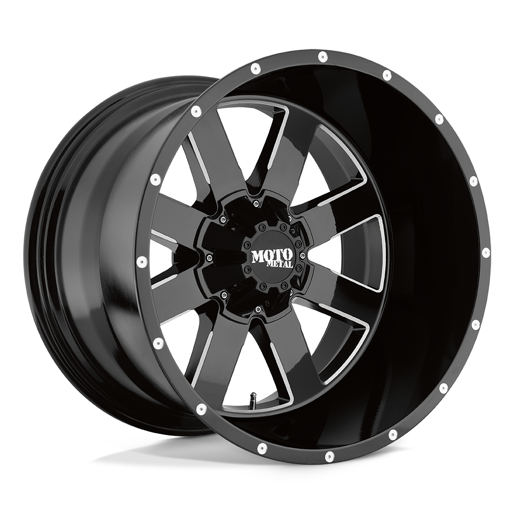 Moto Metal MO962 MO962 GLOSS BLACK MILLED - 6X5.5