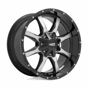 Moto Metal MO970 MO970 GLOSS BLACK MACHINED FACE - 5X4.5