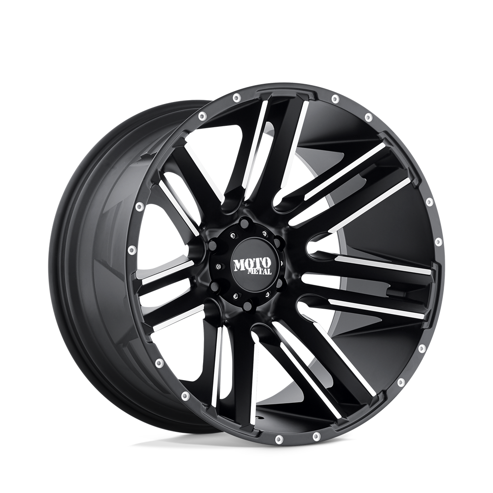 Moto Metal MO978 RAZOR SATIN BLACK MACHINED - 8X170