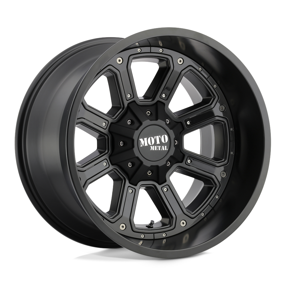 Moto Metal MO984 SHIFT MATTE BLACK GLOSS BLACK INSERTS - 6X4.5
