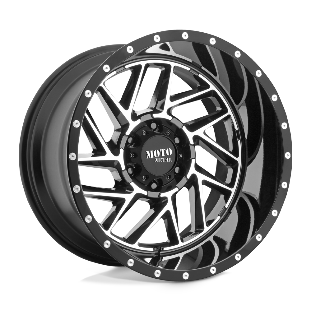 Moto Metal MO985 BREAKOUT GLOSS BLACK MACHINED - 6X120