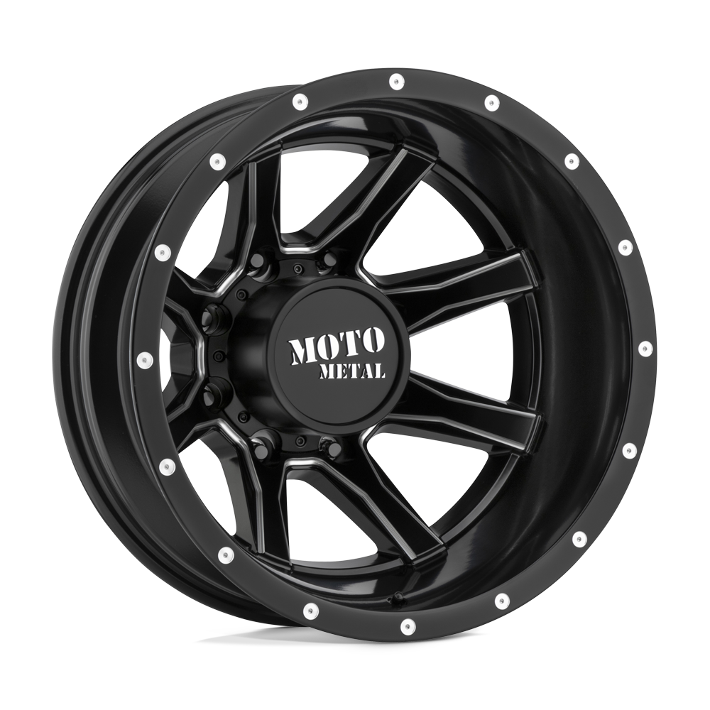 Moto Metal MO995 MO995 SATIN BLACK MILLED - REAR - 8X210