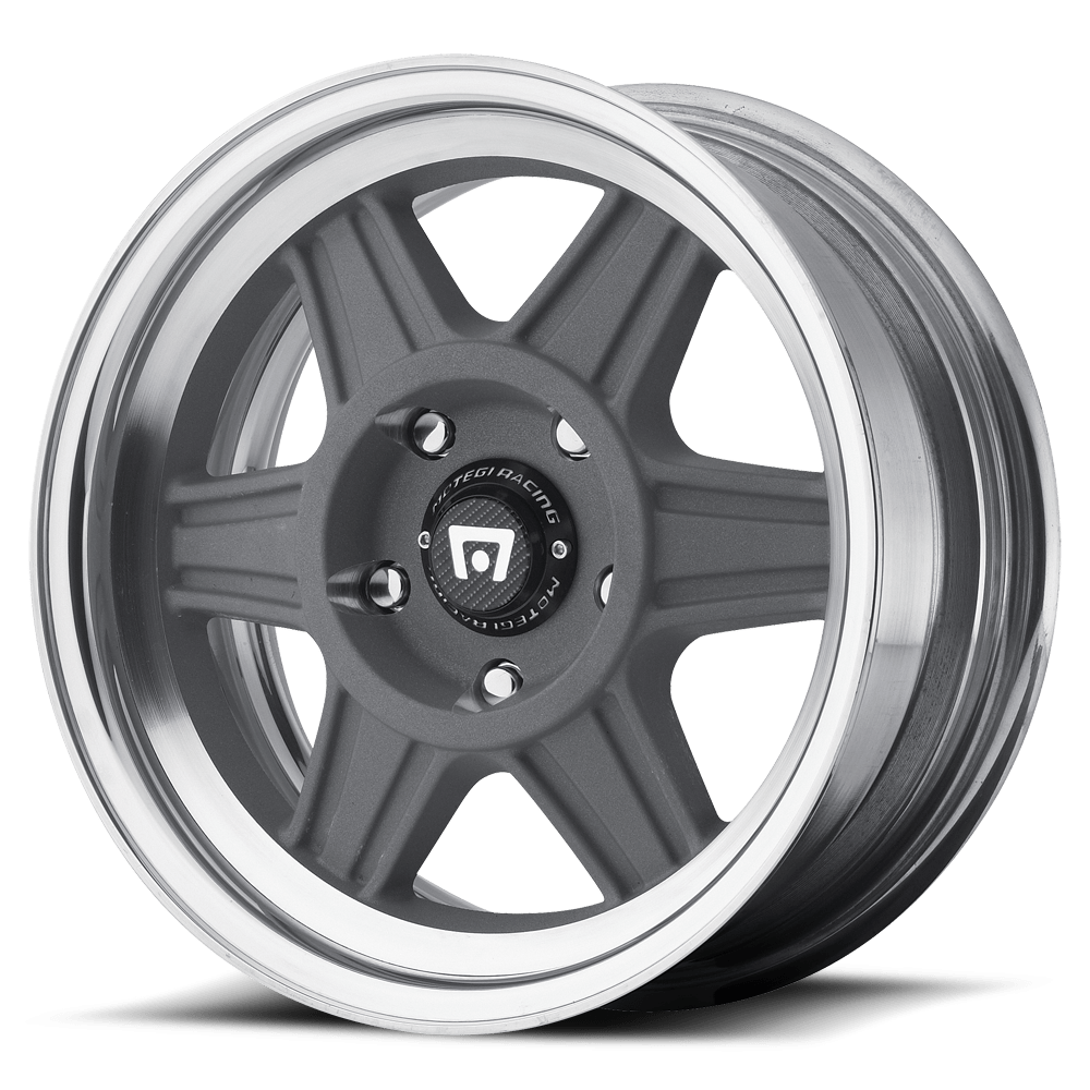 Motegi MR124 MR124 MAG GRAY W/ MACHINED LIP - 4X4.5