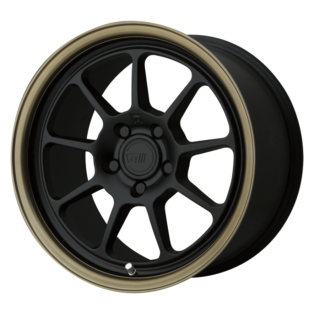 Motegi MR135 MR135 MATTE BLACK CENTER BRONZE LIP - 5X112