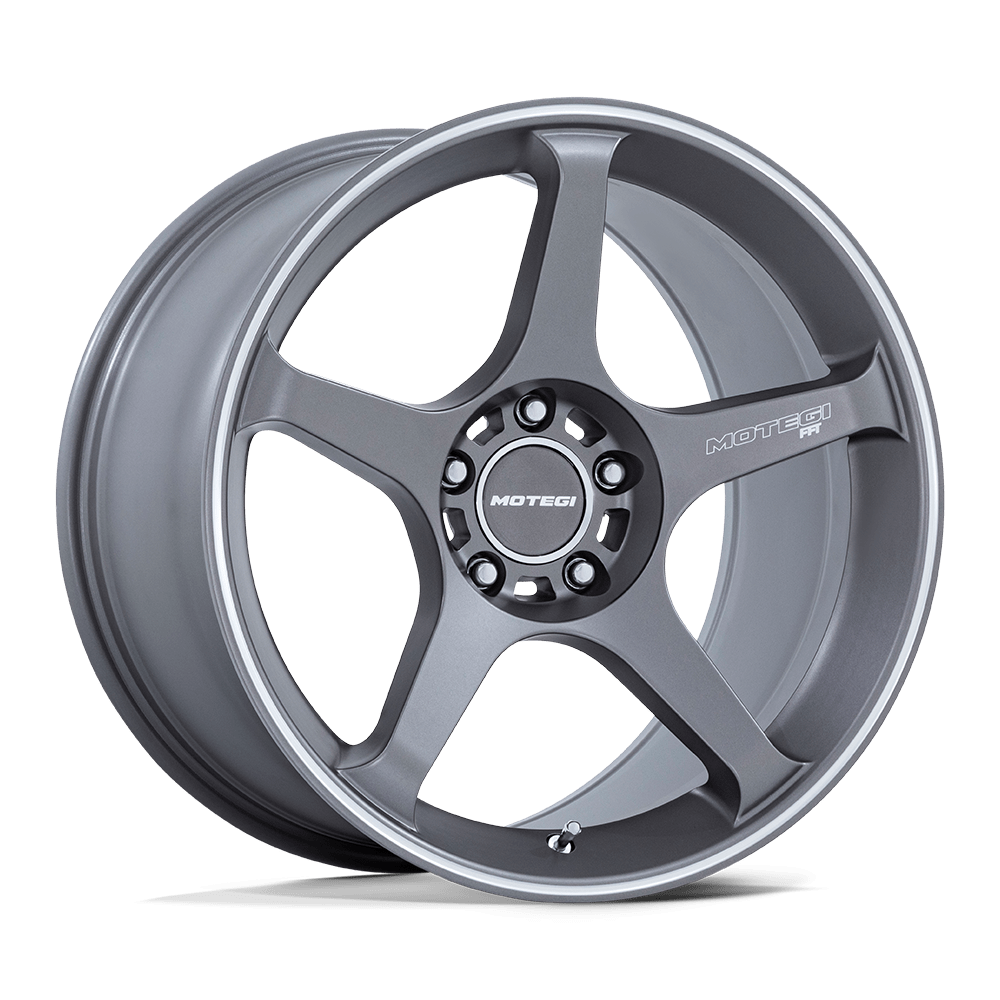 Motegi MR159 BATTLE V GUNZILLA W/ MACHINED LIP STRIPE - 5X4.5