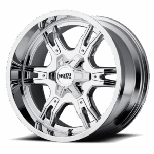 Moto Metal MO969 MO969 CHROME WITH RED AND BLACK ACCENTS - 6X135