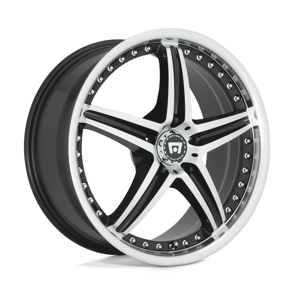 Motegi MR107 D5S GLOSS BLACK MACHINED - 5X4.5